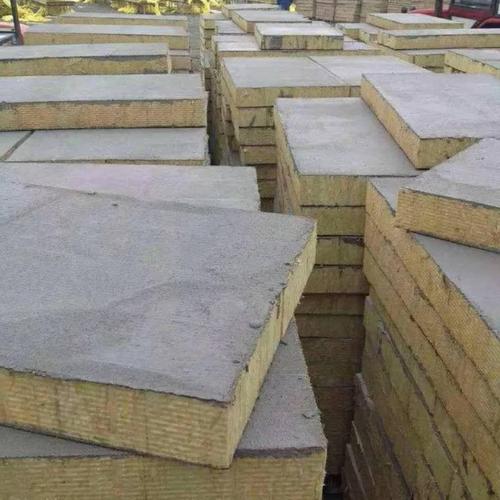福洛斯厂家批发 岩棉复合板 水泥砂浆复合岩棉板 外墙保温材料 价格